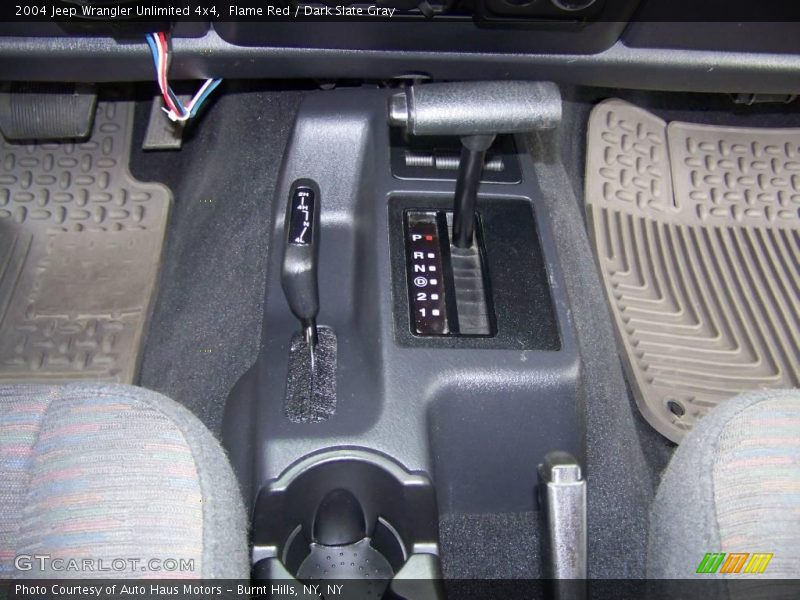 Flame Red / Dark Slate Gray 2004 Jeep Wrangler Unlimited 4x4