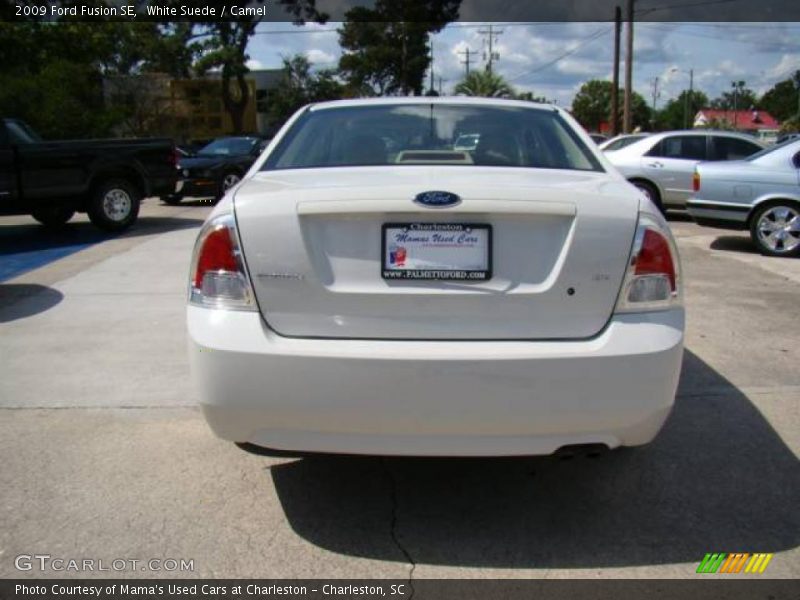 White Suede / Camel 2009 Ford Fusion SE