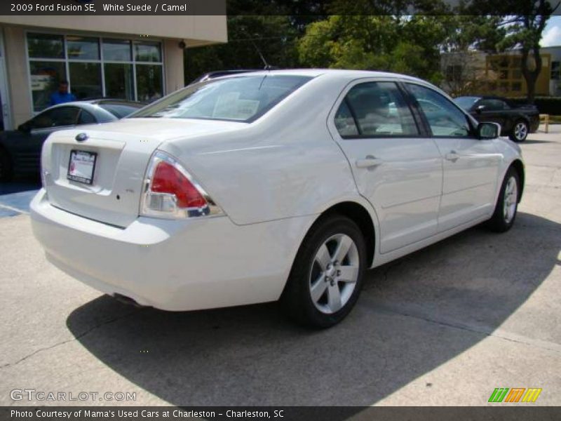 White Suede / Camel 2009 Ford Fusion SE