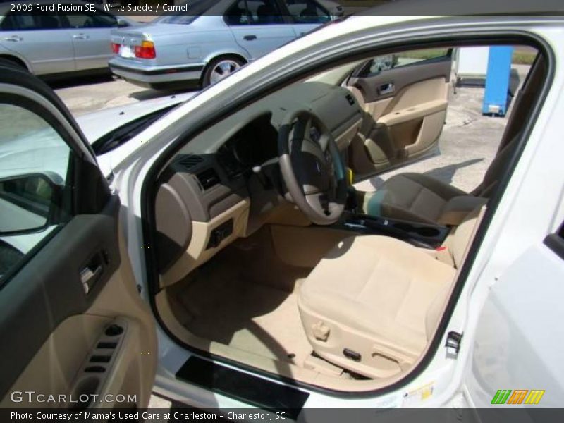 White Suede / Camel 2009 Ford Fusion SE