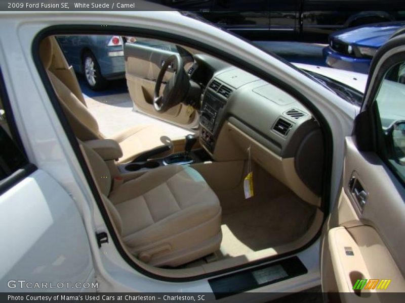 White Suede / Camel 2009 Ford Fusion SE