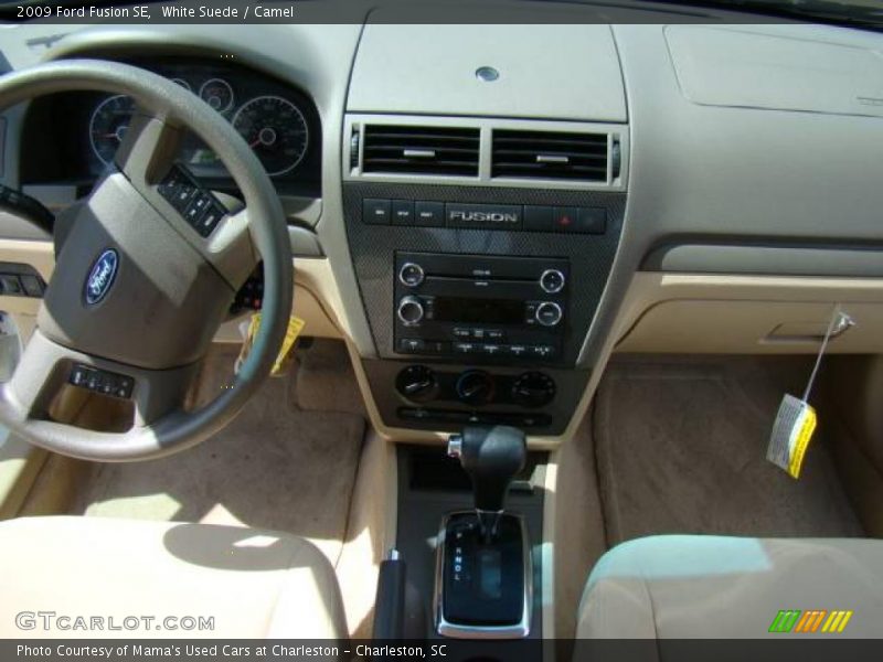 White Suede / Camel 2009 Ford Fusion SE
