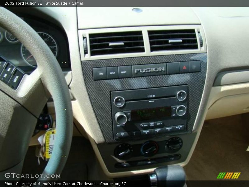 White Suede / Camel 2009 Ford Fusion SE