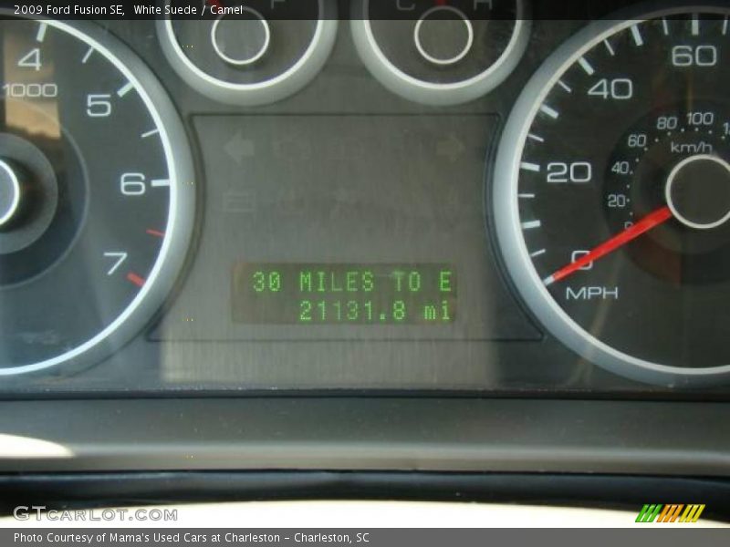 White Suede / Camel 2009 Ford Fusion SE