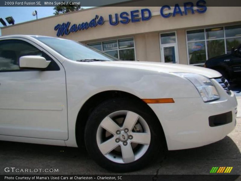 White Suede / Camel 2009 Ford Fusion SE