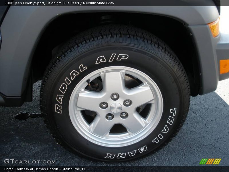 Midnight Blue Pearl / Medium Slate Gray 2006 Jeep Liberty Sport