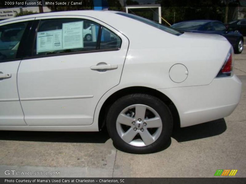 White Suede / Camel 2009 Ford Fusion SE