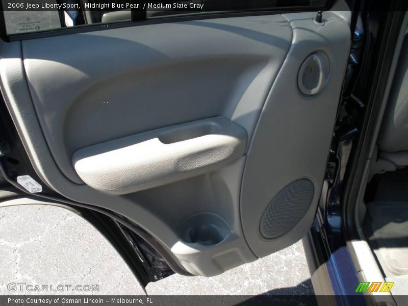 Midnight Blue Pearl / Medium Slate Gray 2006 Jeep Liberty Sport
