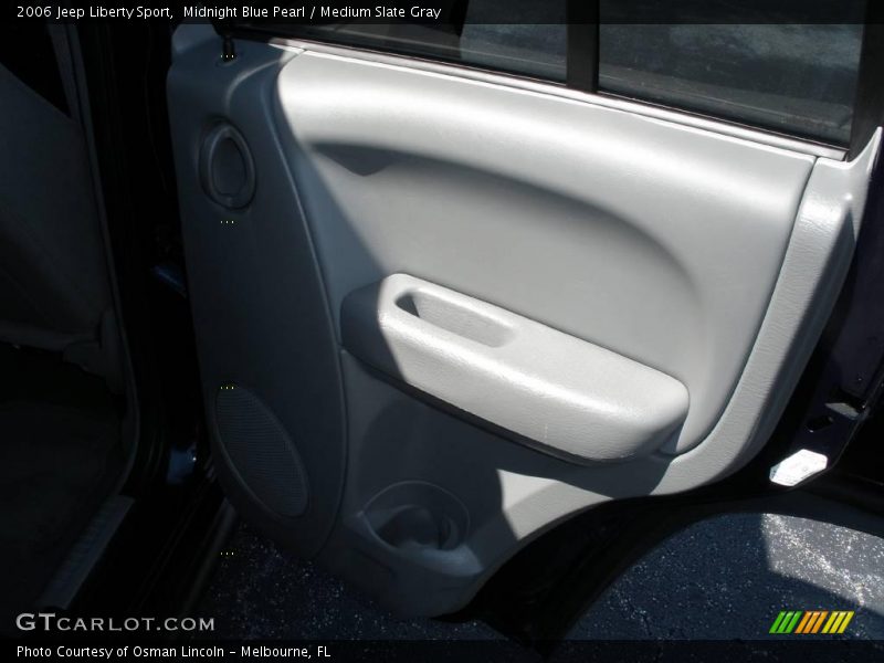 Midnight Blue Pearl / Medium Slate Gray 2006 Jeep Liberty Sport