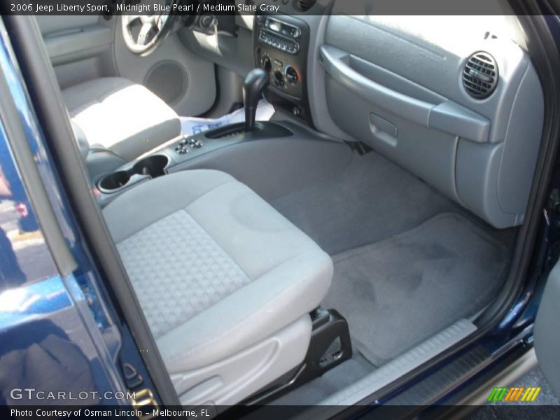 Midnight Blue Pearl / Medium Slate Gray 2006 Jeep Liberty Sport