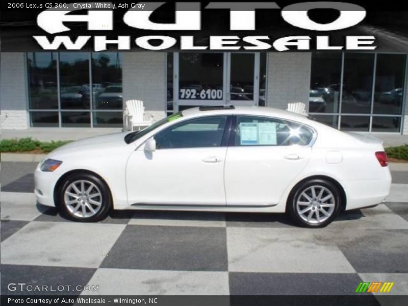 Crystal White / Ash Gray 2006 Lexus GS 300