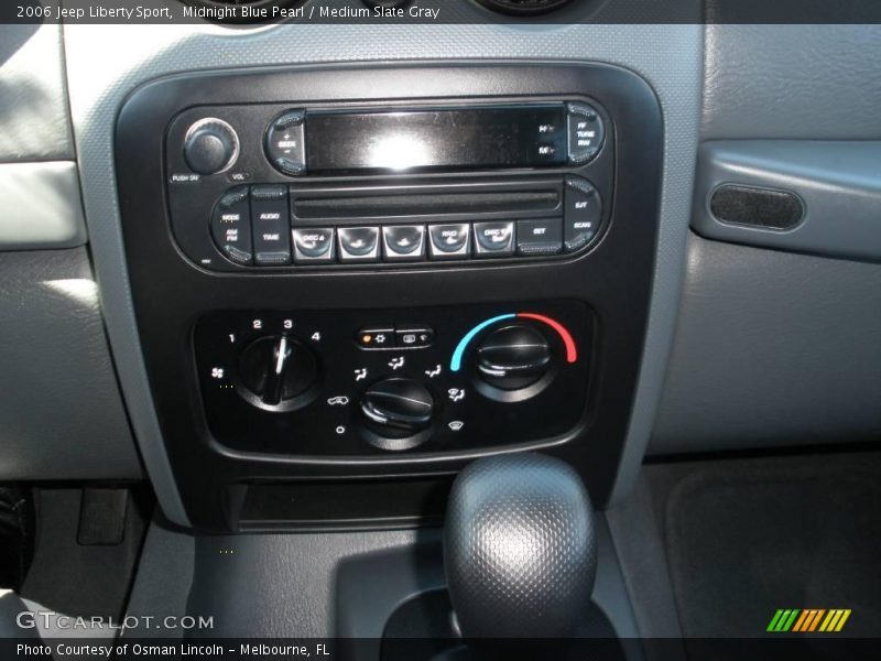 Midnight Blue Pearl / Medium Slate Gray 2006 Jeep Liberty Sport