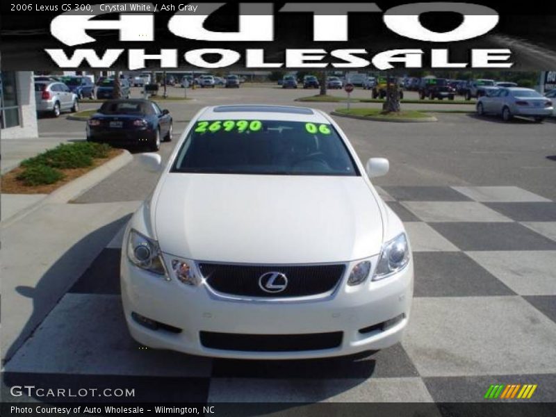 Crystal White / Ash Gray 2006 Lexus GS 300