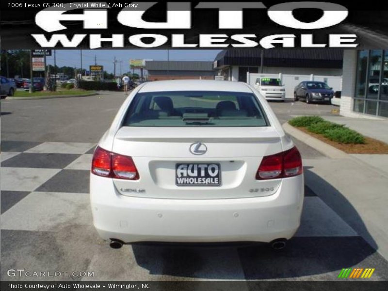Crystal White / Ash Gray 2006 Lexus GS 300