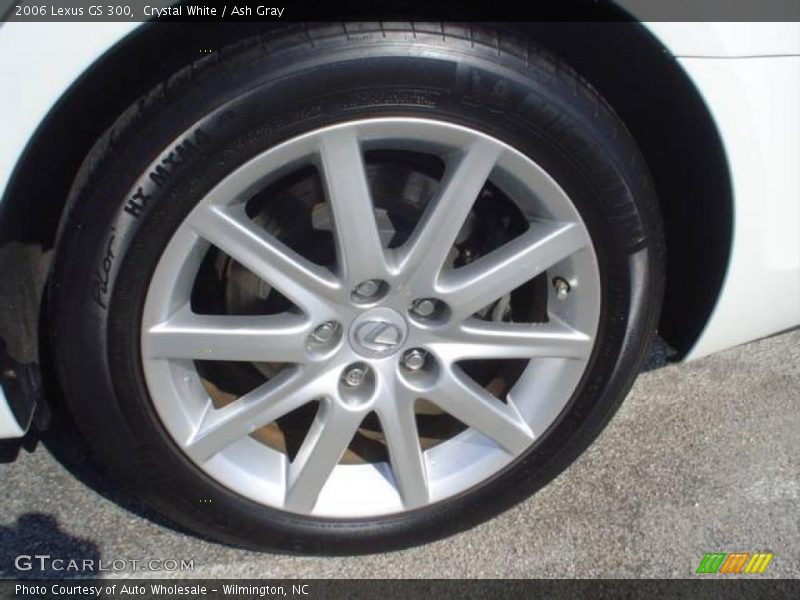 Crystal White / Ash Gray 2006 Lexus GS 300
