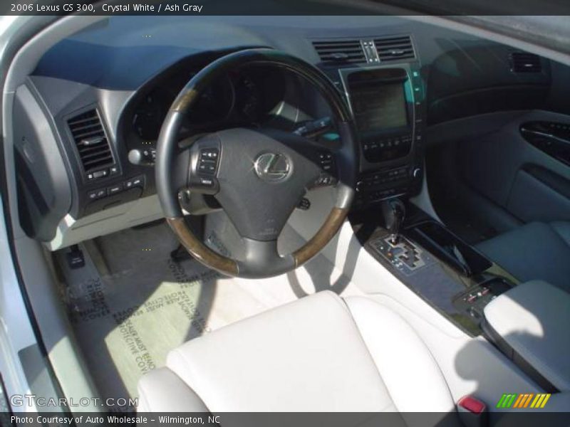 Crystal White / Ash Gray 2006 Lexus GS 300
