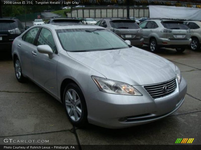 Tungsten Metallic / Light Gray 2008 Lexus ES 350