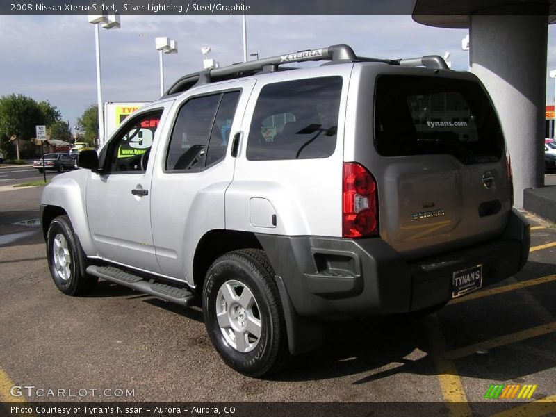 Silver Lightning / Steel/Graphite 2008 Nissan Xterra S 4x4