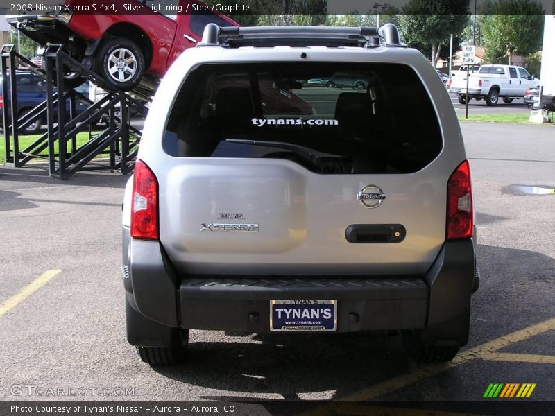 Silver Lightning / Steel/Graphite 2008 Nissan Xterra S 4x4