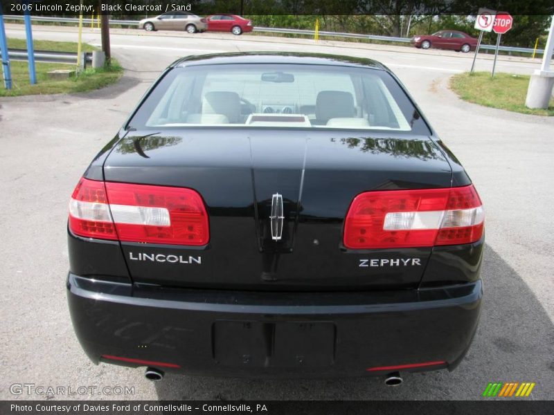 Black Clearcoat / Sand 2006 Lincoln Zephyr