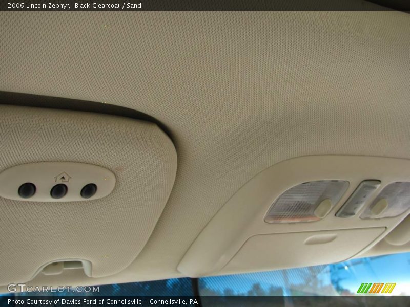 Black Clearcoat / Sand 2006 Lincoln Zephyr