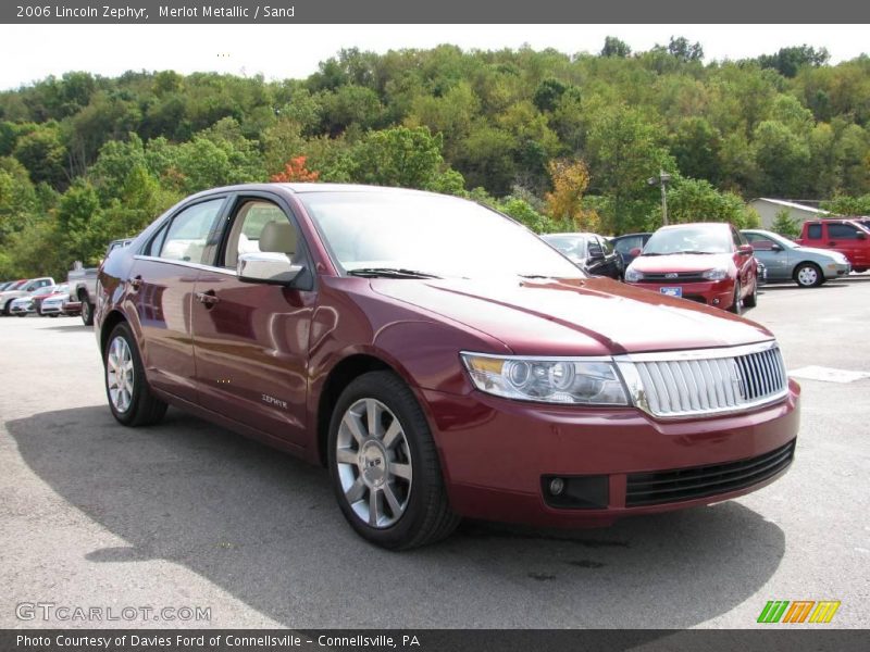 Merlot Metallic / Sand 2006 Lincoln Zephyr