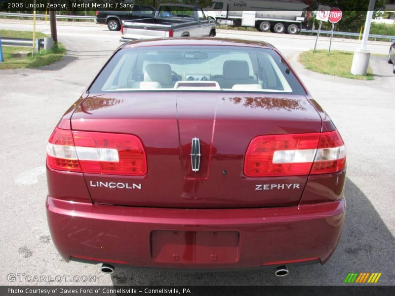 Merlot Metallic / Sand 2006 Lincoln Zephyr
