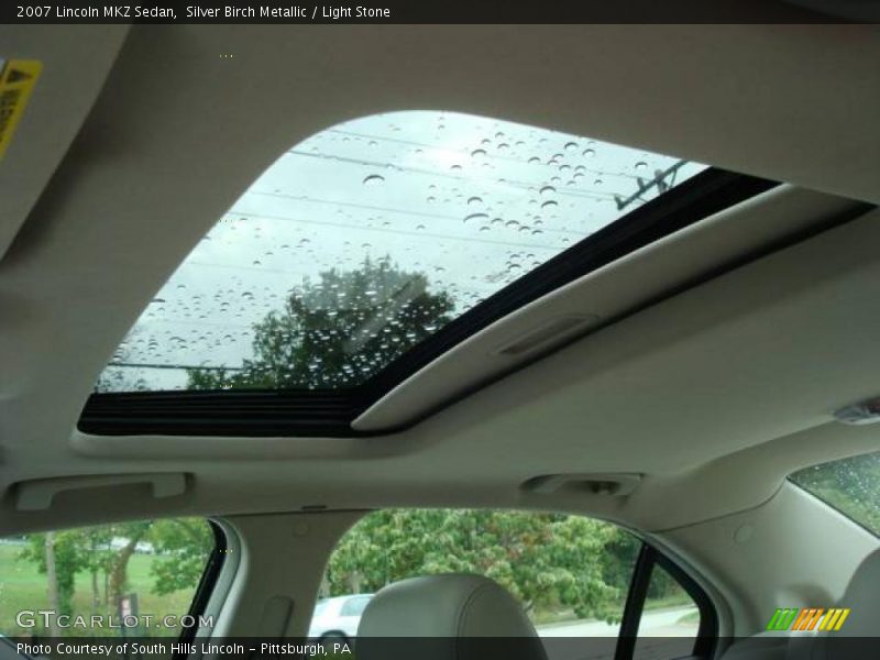 Silver Birch Metallic / Light Stone 2007 Lincoln MKZ Sedan