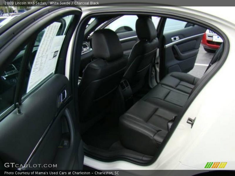 White Suede / Charcoal Black 2009 Lincoln MKS Sedan