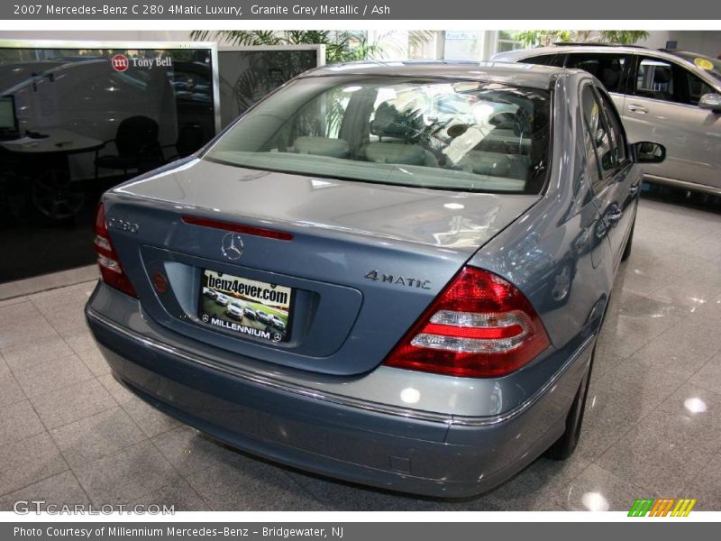 Granite Grey Metallic / Ash 2007 Mercedes-Benz C 280 4Matic Luxury