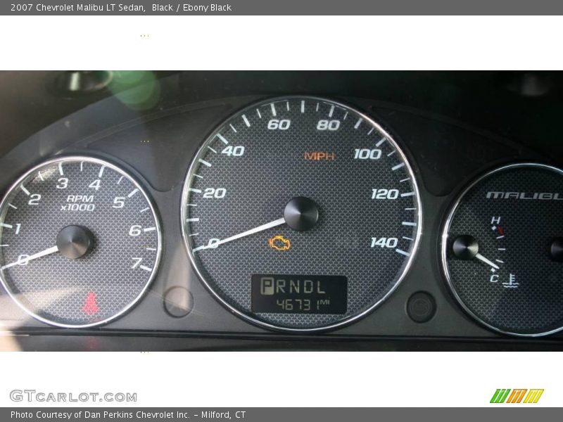 Black / Ebony Black 2007 Chevrolet Malibu LT Sedan