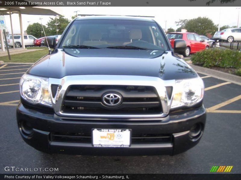 Black Sand Pearl / Taupe 2006 Toyota Tacoma Access Cab