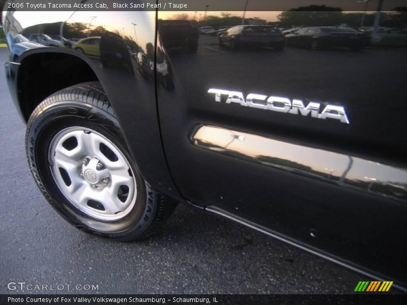Black Sand Pearl / Taupe 2006 Toyota Tacoma Access Cab