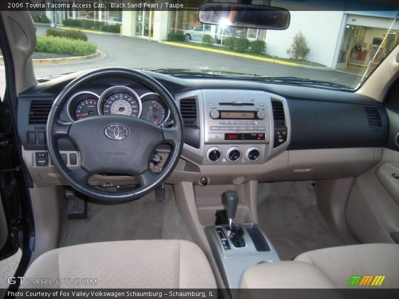 Black Sand Pearl / Taupe 2006 Toyota Tacoma Access Cab