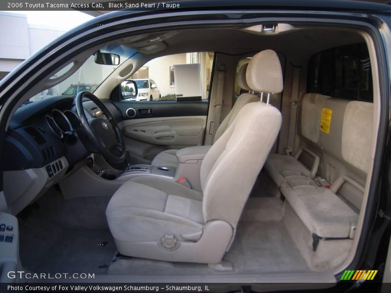 Black Sand Pearl / Taupe 2006 Toyota Tacoma Access Cab