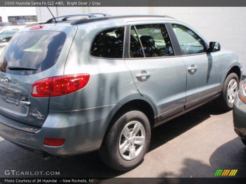 Bright Silver / Gray 2009 Hyundai Santa Fe GLS 4WD