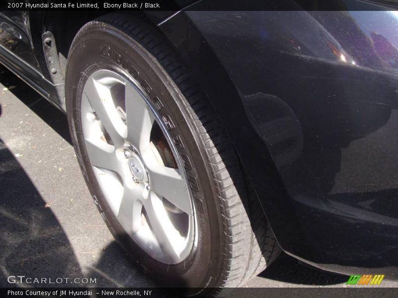 Ebony Black / Black 2007 Hyundai Santa Fe Limited