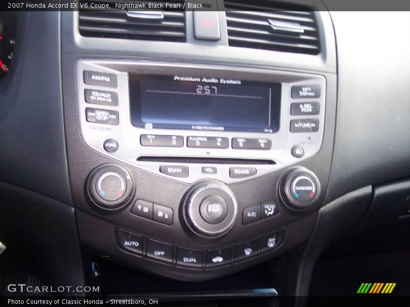 Nighthawk Black Pearl / Black 2007 Honda Accord EX V6 Coupe