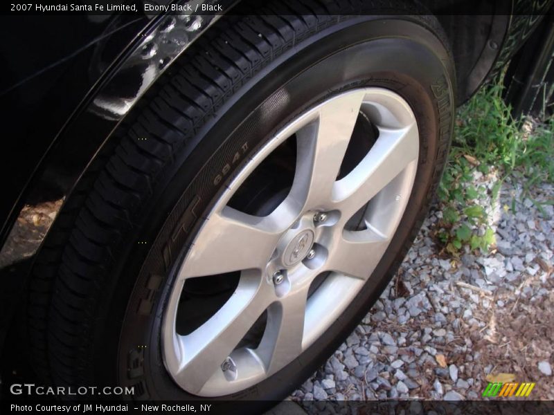 Ebony Black / Black 2007 Hyundai Santa Fe Limited