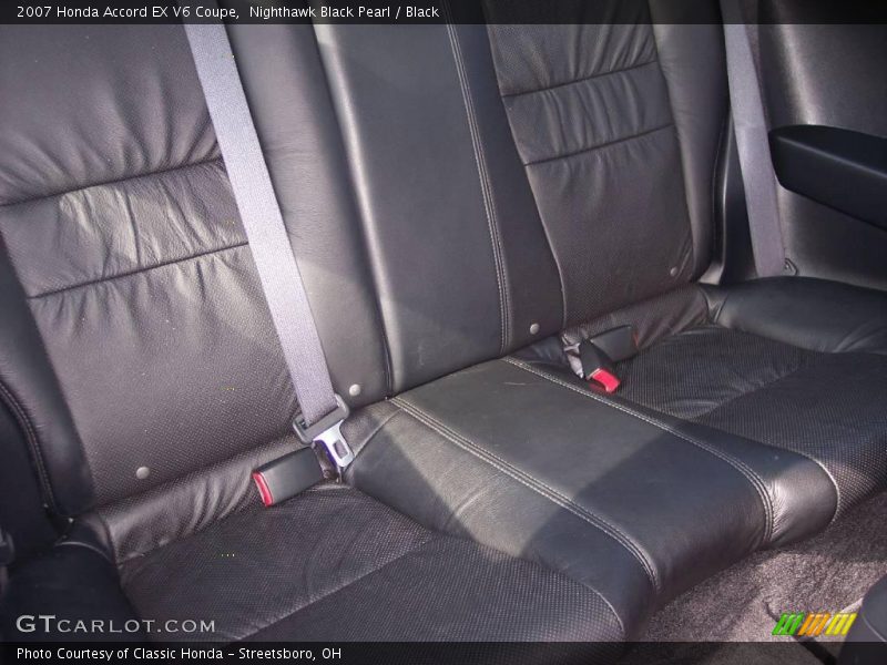 Nighthawk Black Pearl / Black 2007 Honda Accord EX V6 Coupe