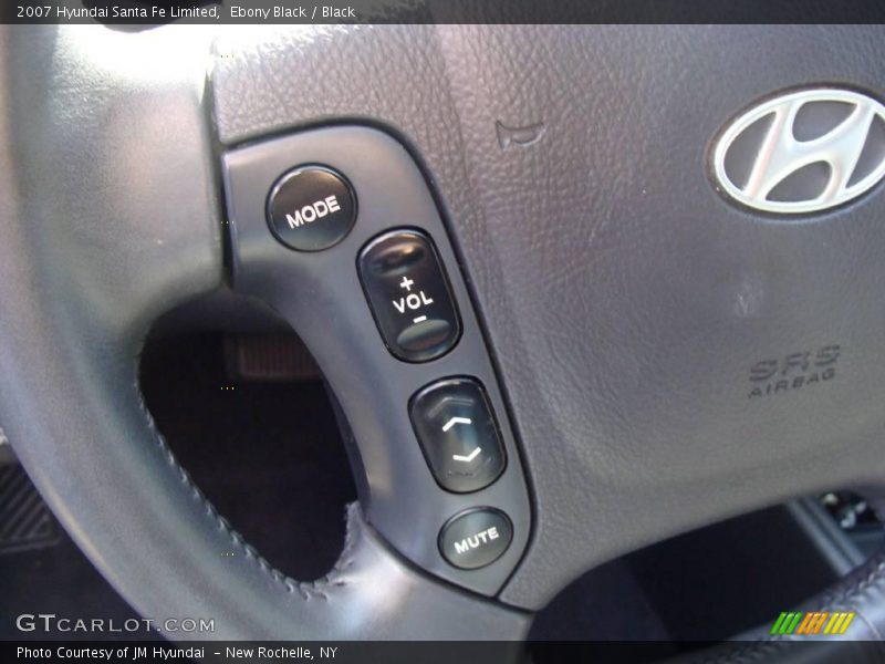 Ebony Black / Black 2007 Hyundai Santa Fe Limited