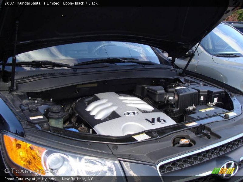 Ebony Black / Black 2007 Hyundai Santa Fe Limited