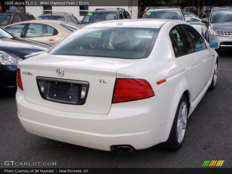 White Diamond Pearl / Ebony 2006 Acura TL 3.2