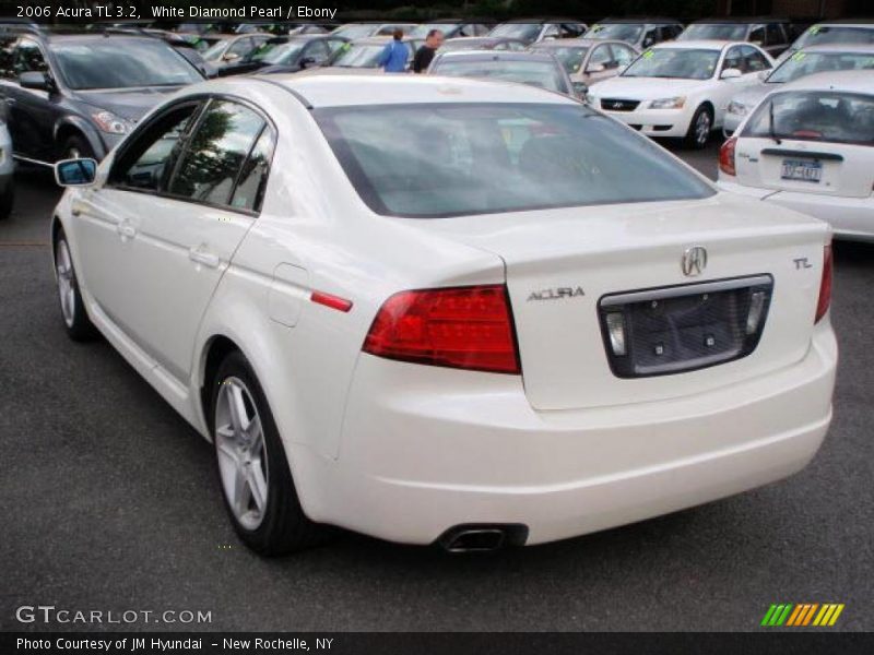 White Diamond Pearl / Ebony 2006 Acura TL 3.2