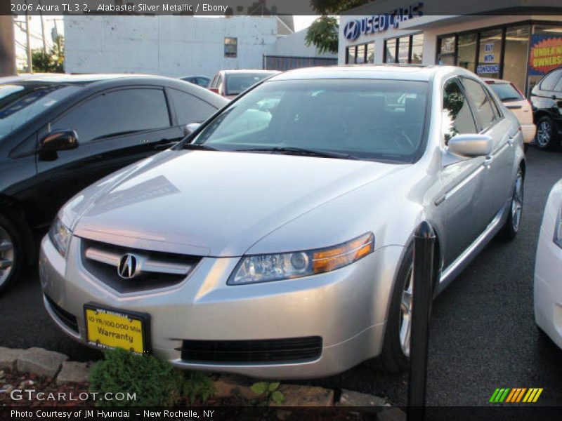 Alabaster Silver Metallic / Ebony 2006 Acura TL 3.2