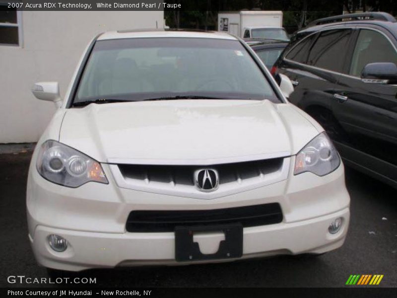White Diamond Pearl / Taupe 2007 Acura RDX Technology