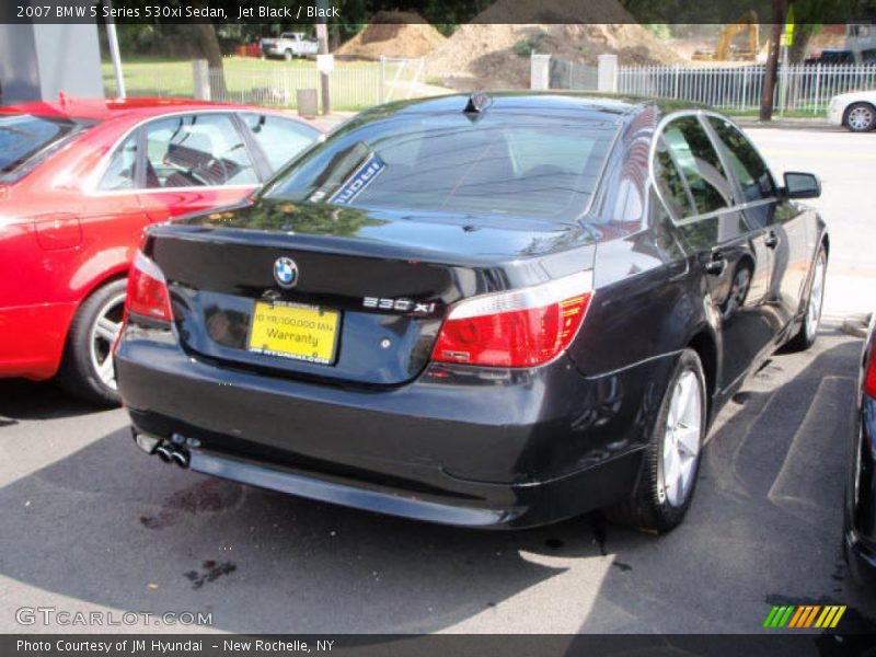 Jet Black / Black 2007 BMW 5 Series 530xi Sedan