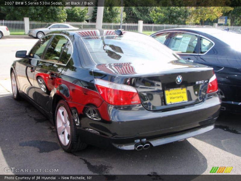 Jet Black / Black 2007 BMW 5 Series 530xi Sedan