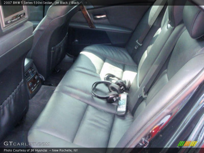 Jet Black / Black 2007 BMW 5 Series 530xi Sedan