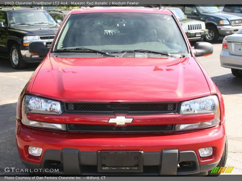 Majestic Red Metallic / Medium Pewter 2003 Chevrolet TrailBlazer LTZ 4x4